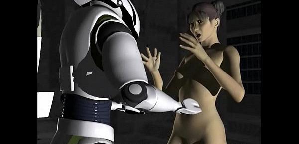  3D Animation Robot Captive